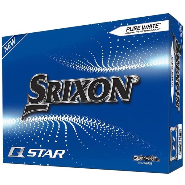 Srixon QStar Golf Ball White Dozen 10314240